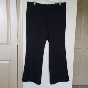 Ann Taylor Black Kate Fit Trouser Pants Sz 16P
